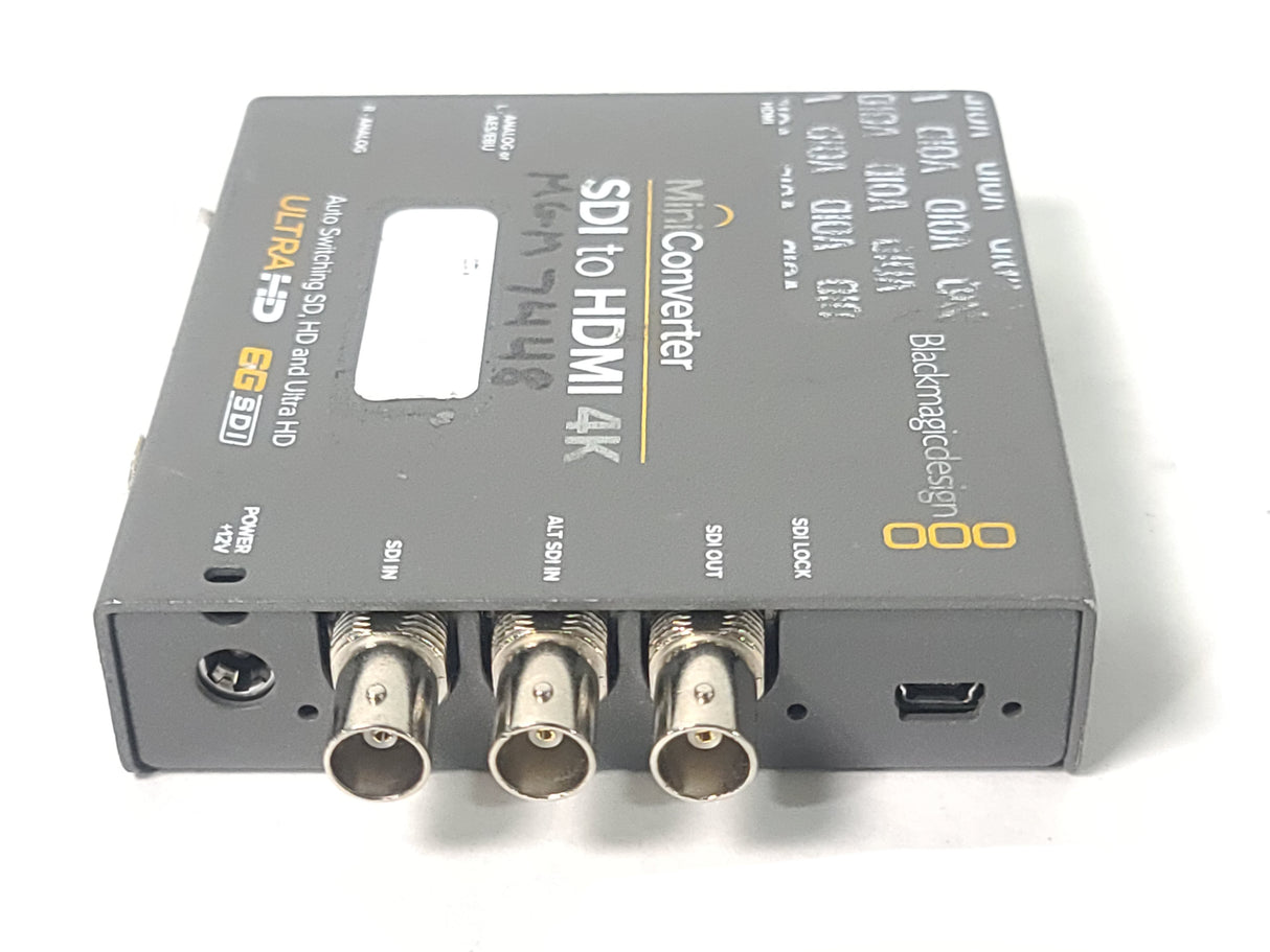 Blackmagic Design CONVMBSH4K SDI to HDMI 4K Auto-Switching SD/HD/UltraHD Mini Converter