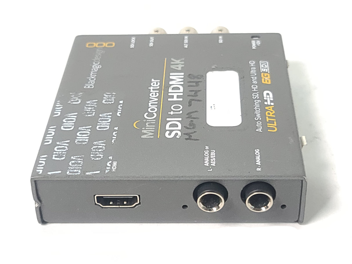 Blackmagic Design CONVMBSH4K SDI to HDMI 4K Auto-Switching SD/HD/UltraHD Mini Converter