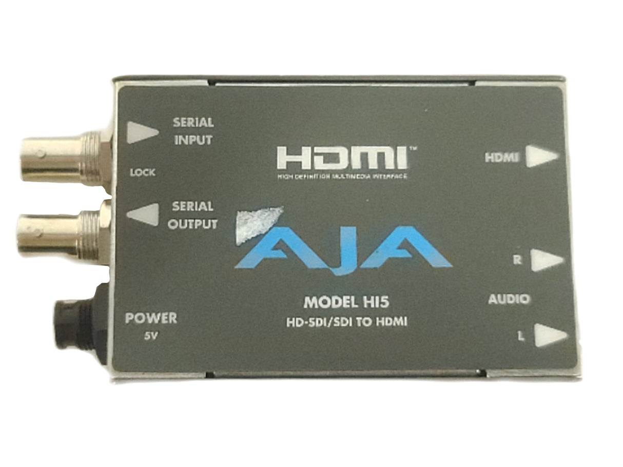 AJA Hi5 HD-SDI/SDI to HDMI Video and Audio Converter