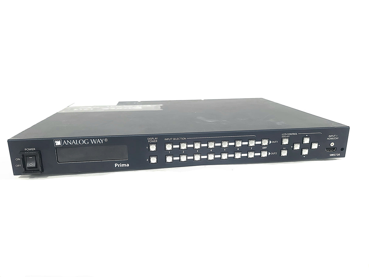 Analog Way Prima SMS720 Series 7x2 Seamless Matrix Video Switcher