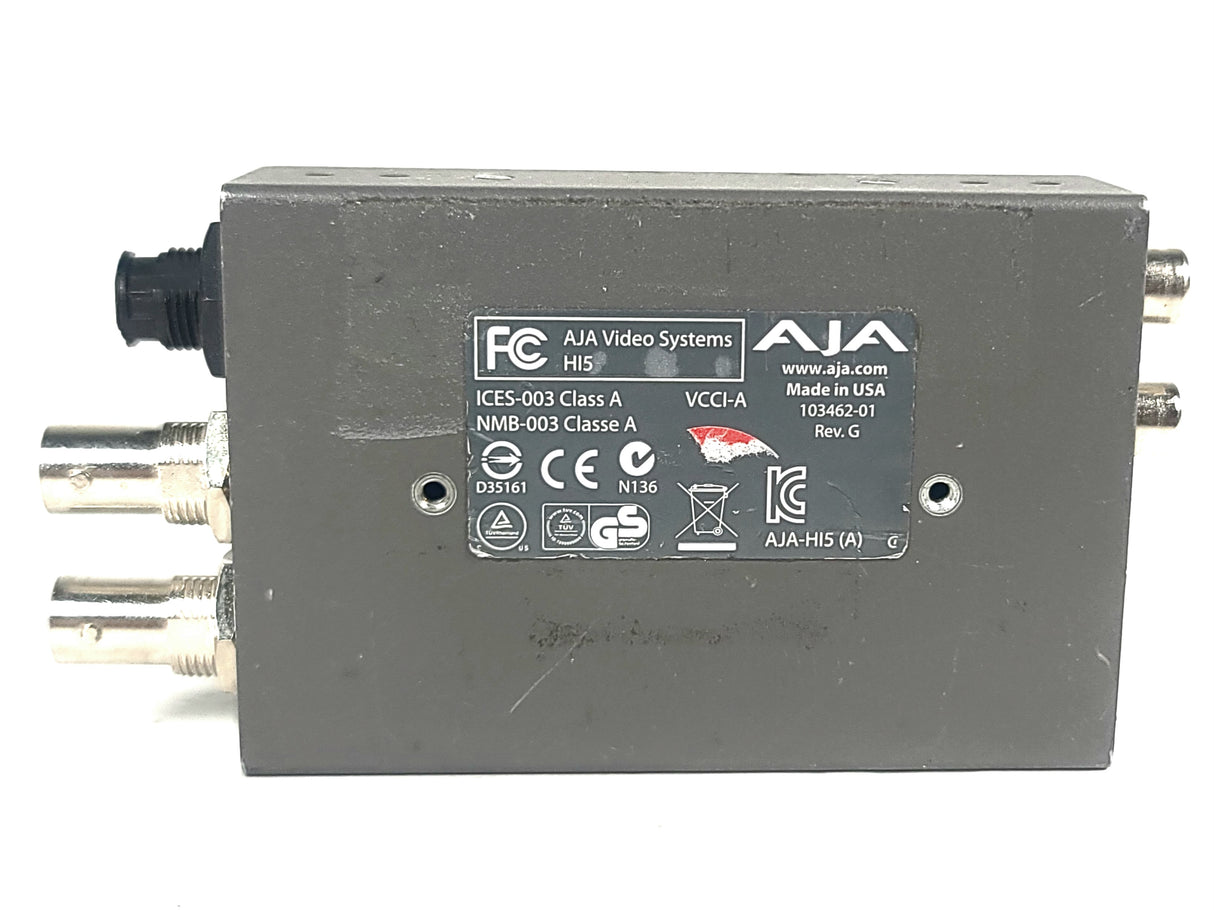 AJA Hi5 HD-SDI/SDI to HDMI Video and Audio Converter
