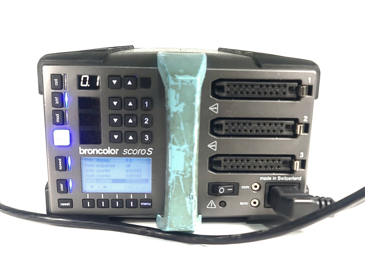 Broncolor Scoro 3200 S RFS Power Pack (Flash Counter 698105) w/ PSU Cable