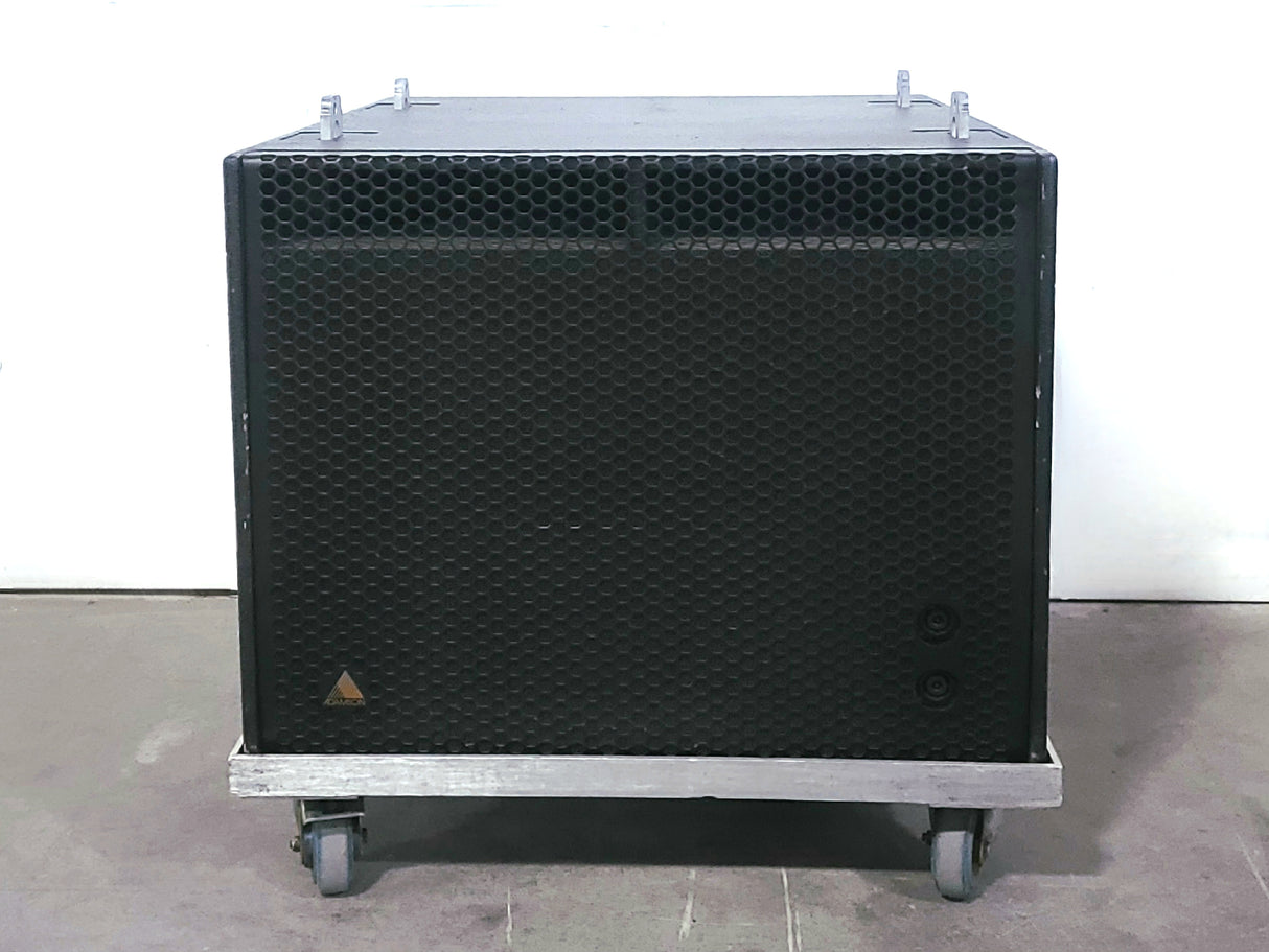 Adamson SpekTrix Dual 18" Compact Passive Sub-Bass w/ Wheeled Dolly