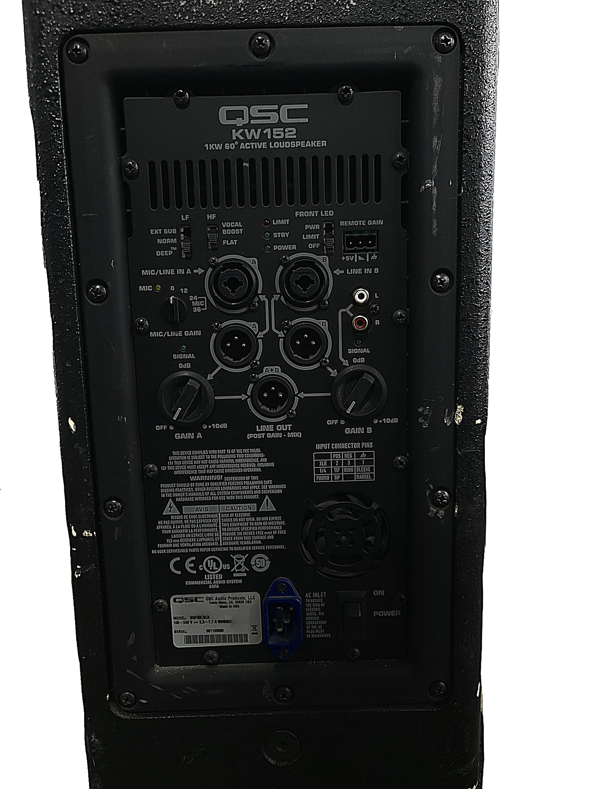 QSC KW152 15" Powered Speaker