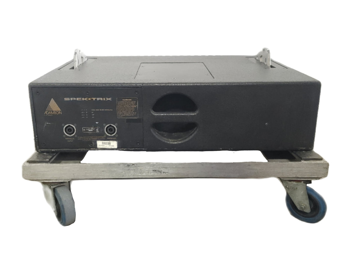 Adamson SpekTrix 3-way Passive Loudspeaker w/ Dolly & Cover