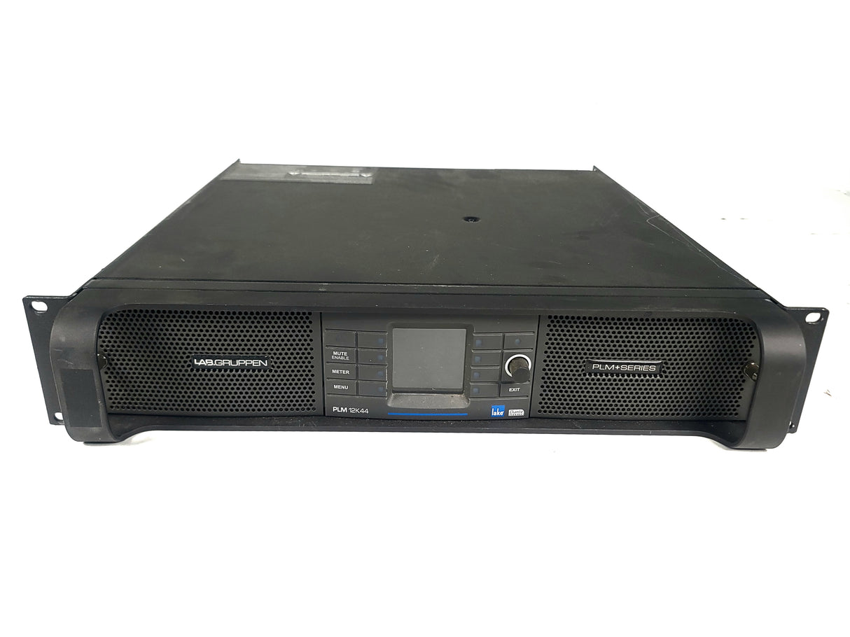 Lab Gruppen PLM5K44 BP 5,000 Watt Amplifier w/ 4 Flexible Output Channels, Lake Digital Signal Processing and Digital Audio Networking for Touring Applications