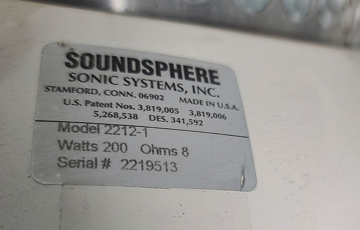 Soundsphere Q-12AWR-WH 12" Loudspeaker (250W, White)