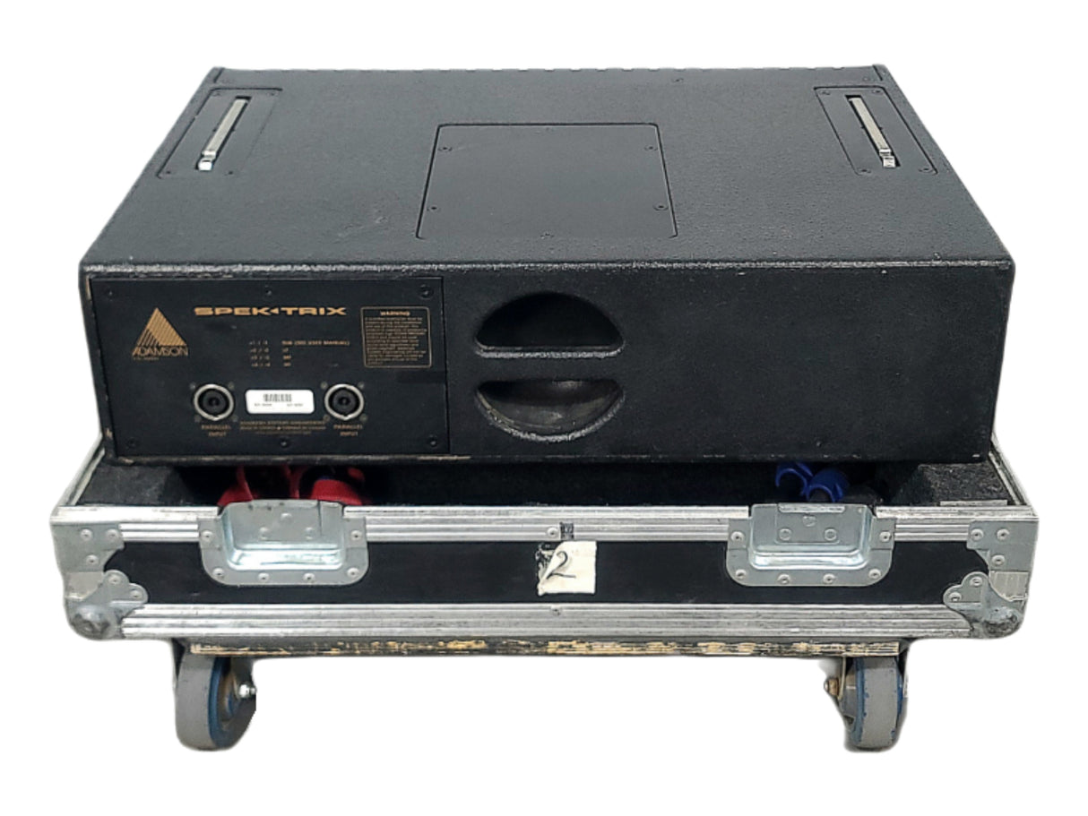 Adamson SpekTrix 3-way Passive Loudspeaker in Wheeled Road Case