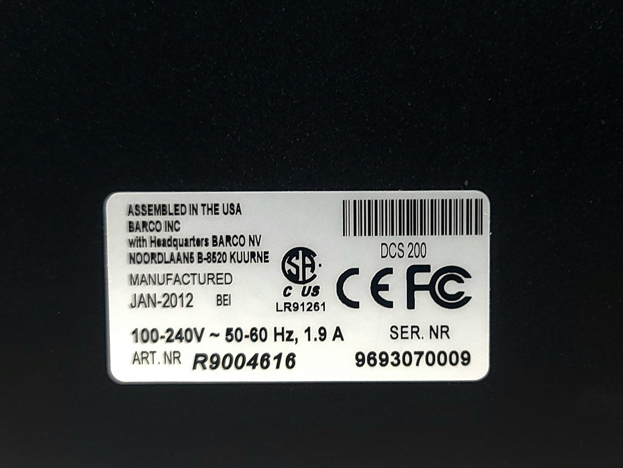 Barco DCS-200 Dual-Channel Presentation Switcher