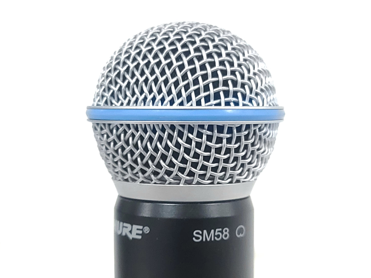Shure UR2-H4 Handheld Wireless Transmitter (H4:518-578MHz) w/ BETA 58A Mic Capsule & Mic Clip in Soft Pouch