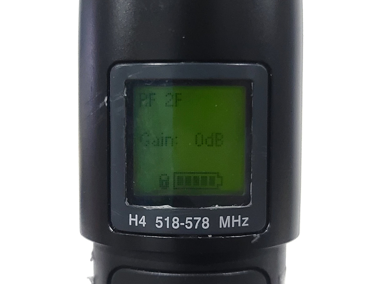 Shure UR2-H4 Handheld Wireless Transmitter (H4:518-578MHz) w/ BETA 58A Mic Capsule & Mic Clip in Soft Pouch