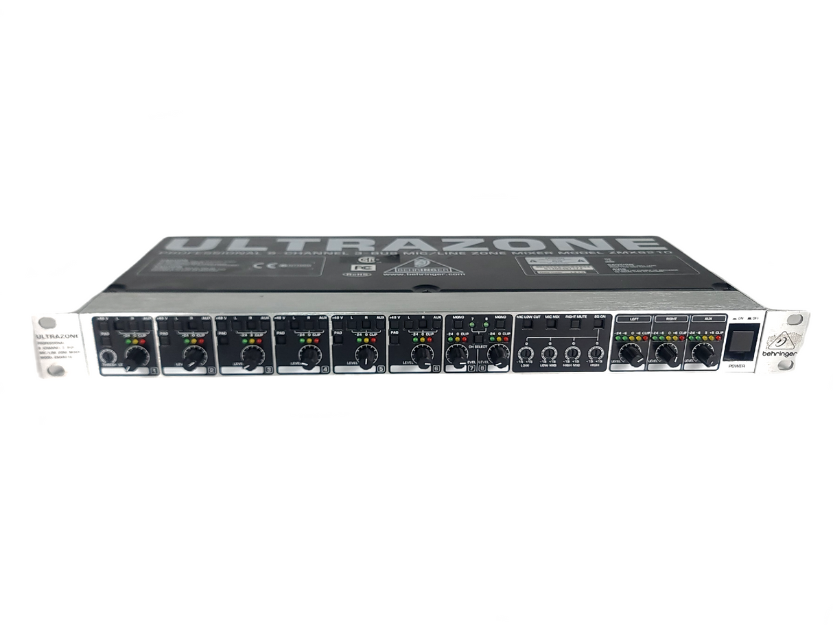 Behringer ZMX8210 UltraZone 8-Channel 3-Bus Mic/Line Zone Mixer