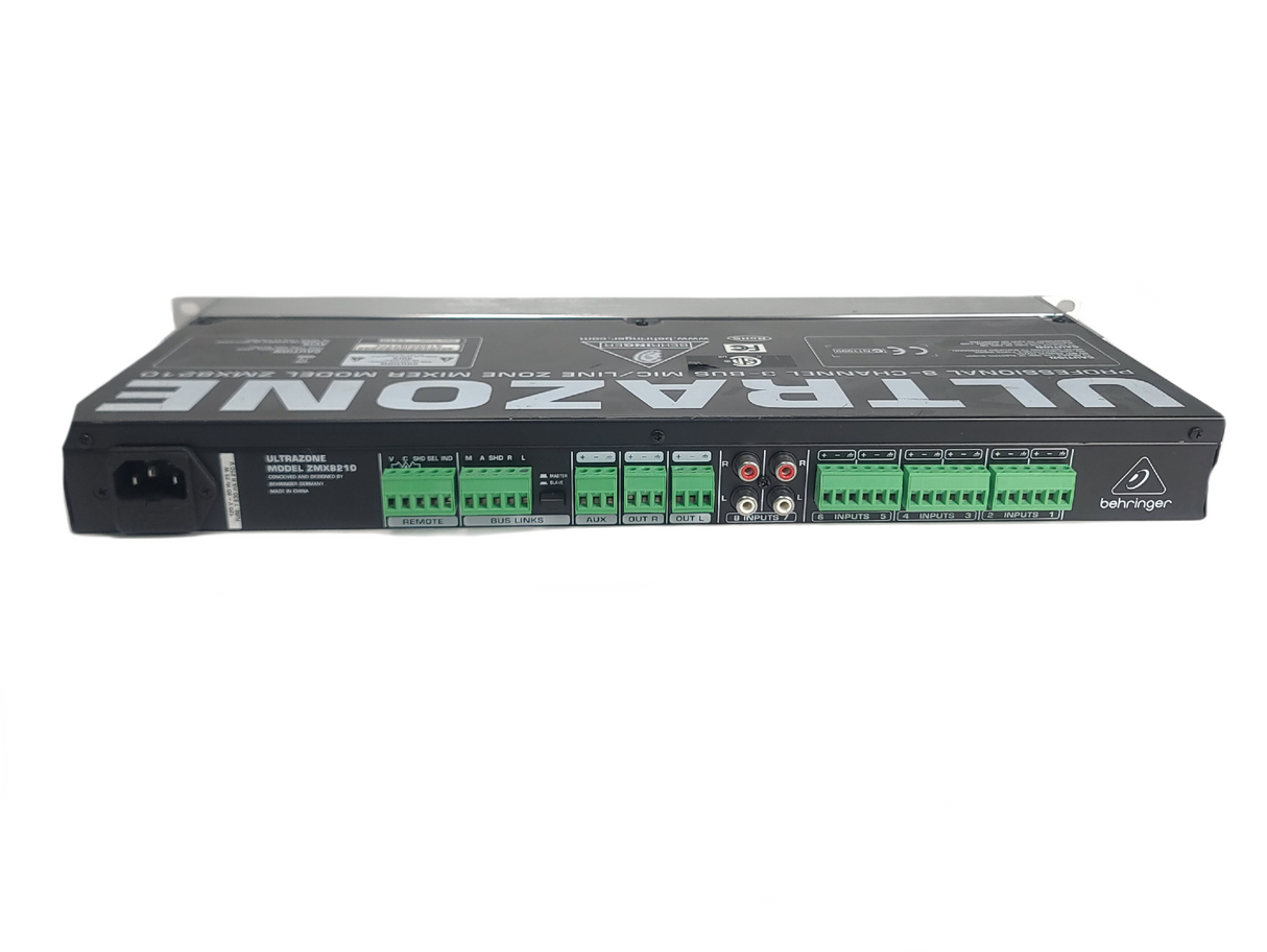 Behringer ZMX8210 UltraZone 8-Channel 3-Bus Mic/Line Zone Mixer