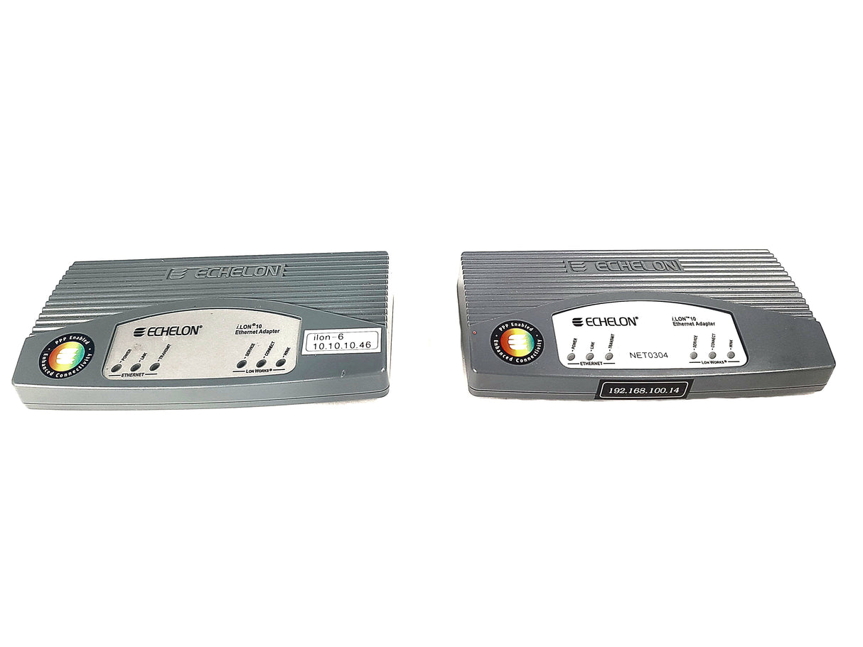 (2) ECHELON i.LON 10 Ethernet Adapters