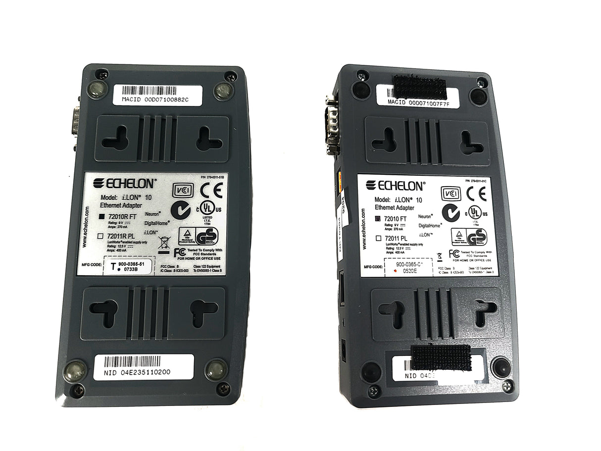(2) ECHELON i.LON 10 Ethernet Adapters