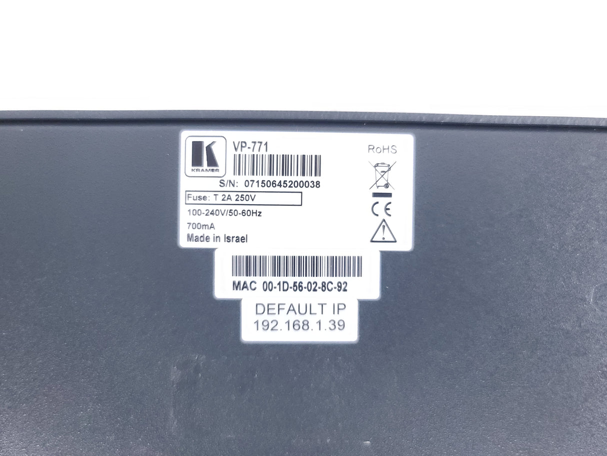 Kramer VP-771 ProScale Presentation Switcher/Scaler in Original Box