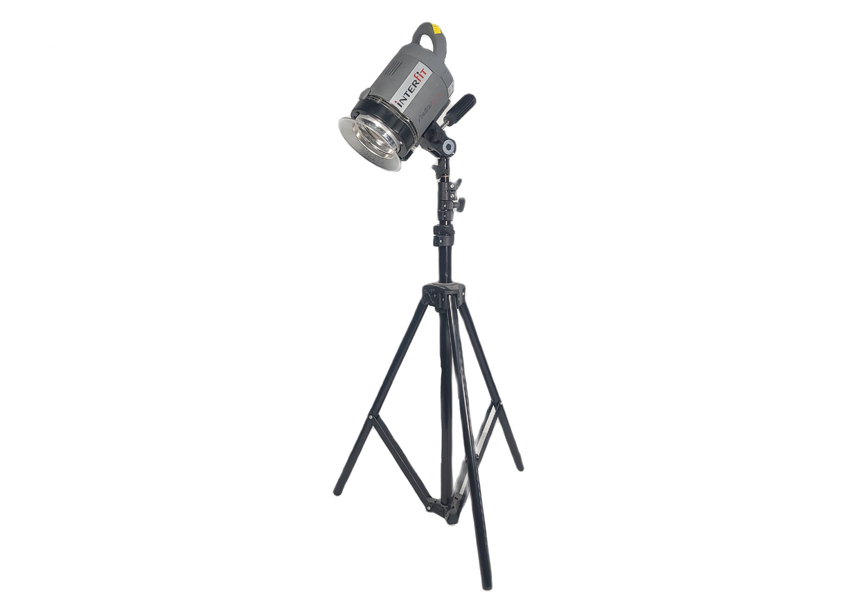 Interfit INT194 Stellar X Solarlite w/ Tripod, Reflector, & (2) Retractable Cross Bases in Soft Carry Case (NO BULB)