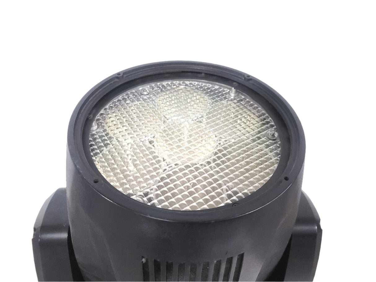 (2) Vari-Lite VLX Wash Moving Head Lights w/ (4) Mounting Brackets & Mounting Clamp in Wheeled Road Case