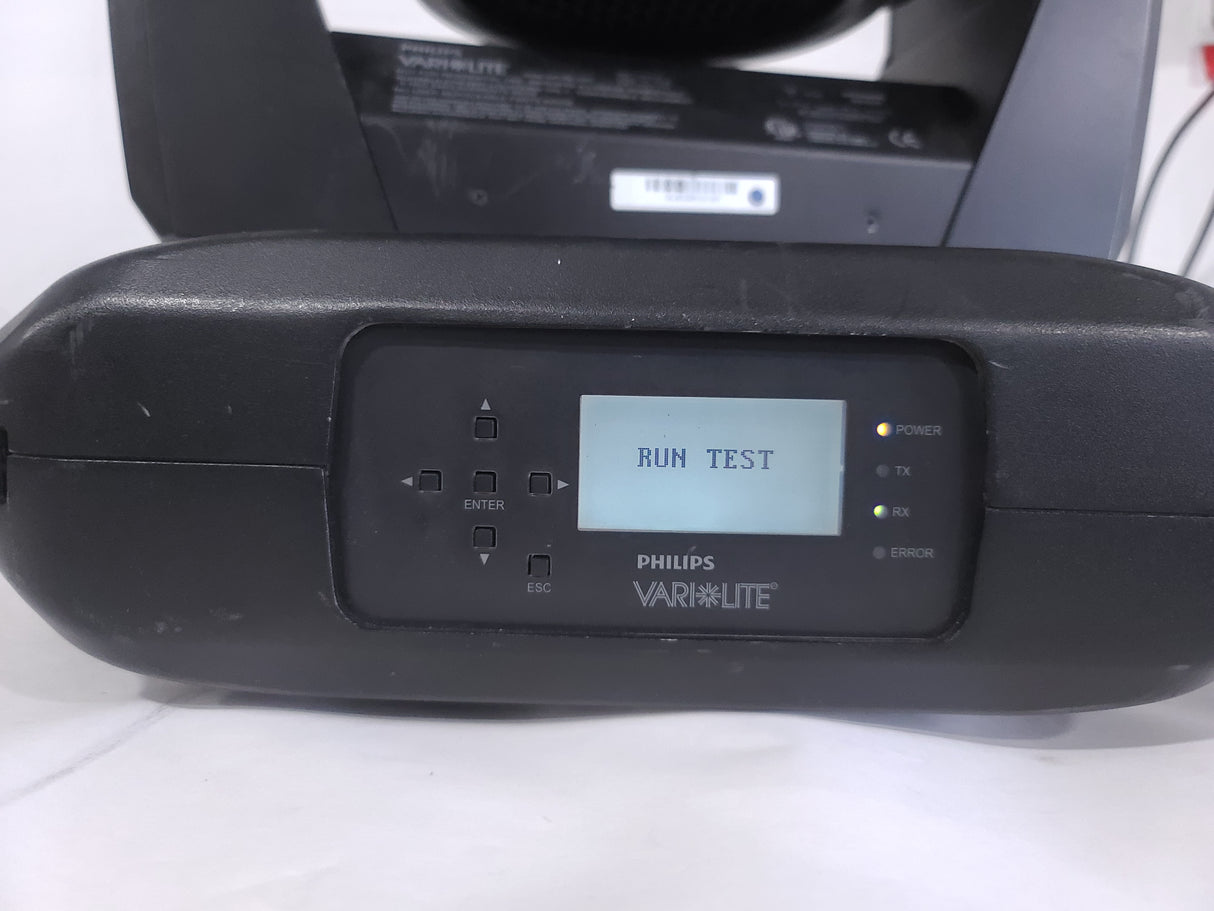 (2) Vari-Lite VLX Wash Moving Head Lights w/ (4) Mounting Brackets in Wheeled Road Case