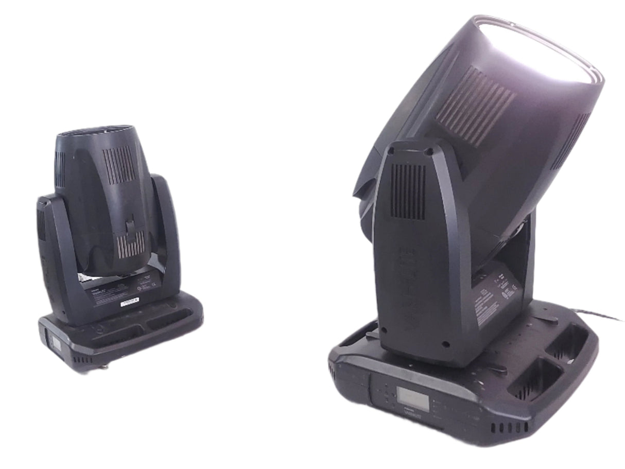 (2) Vari-Lite VLX Wash Moving Head Lights w/ (4) Mounting Brackets & (4) Mounting Clamp in Wheeled Road Case