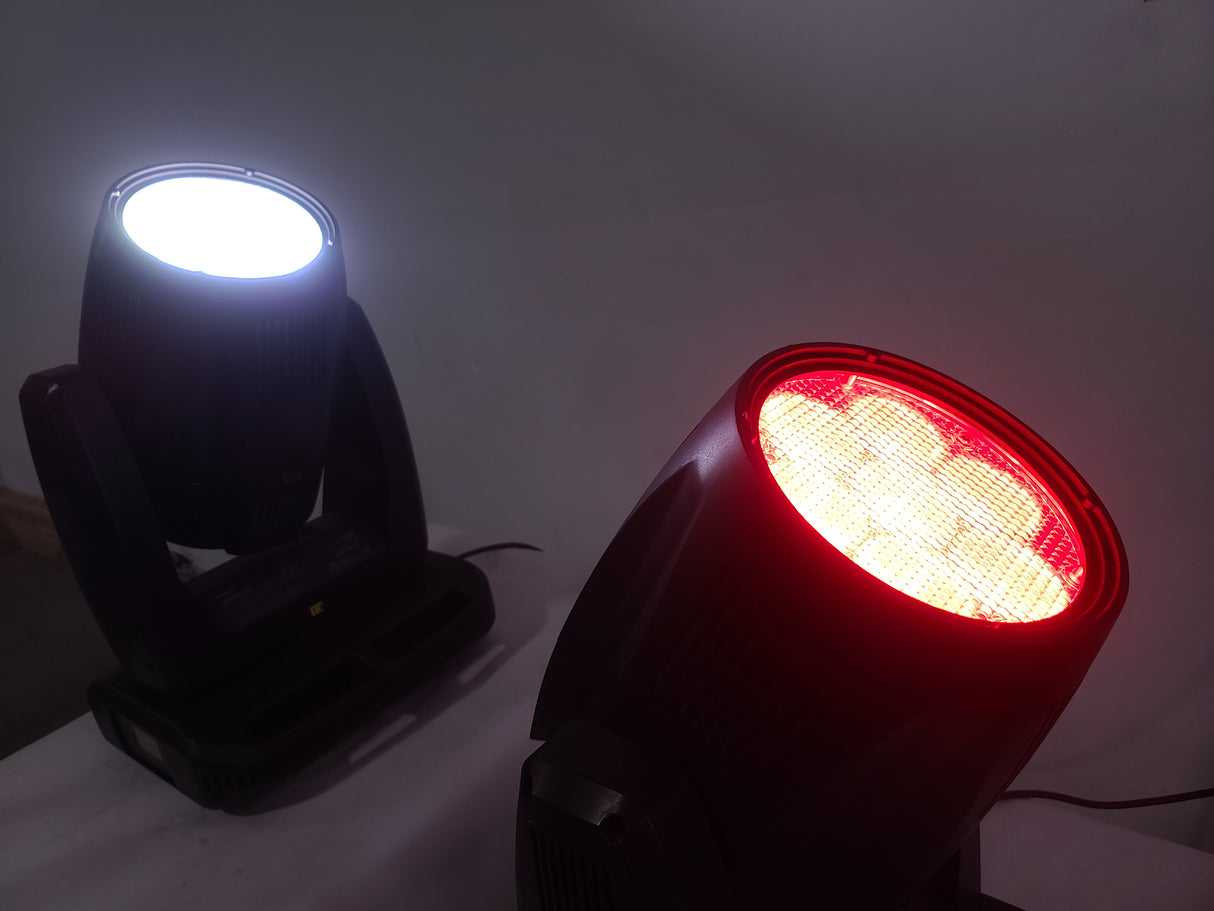 (2) Vari-Lite VLX Wash Moving Head Lights w/ (4) Mounting Brackets & (4) Mounting Clamp in Wheeled Road Case