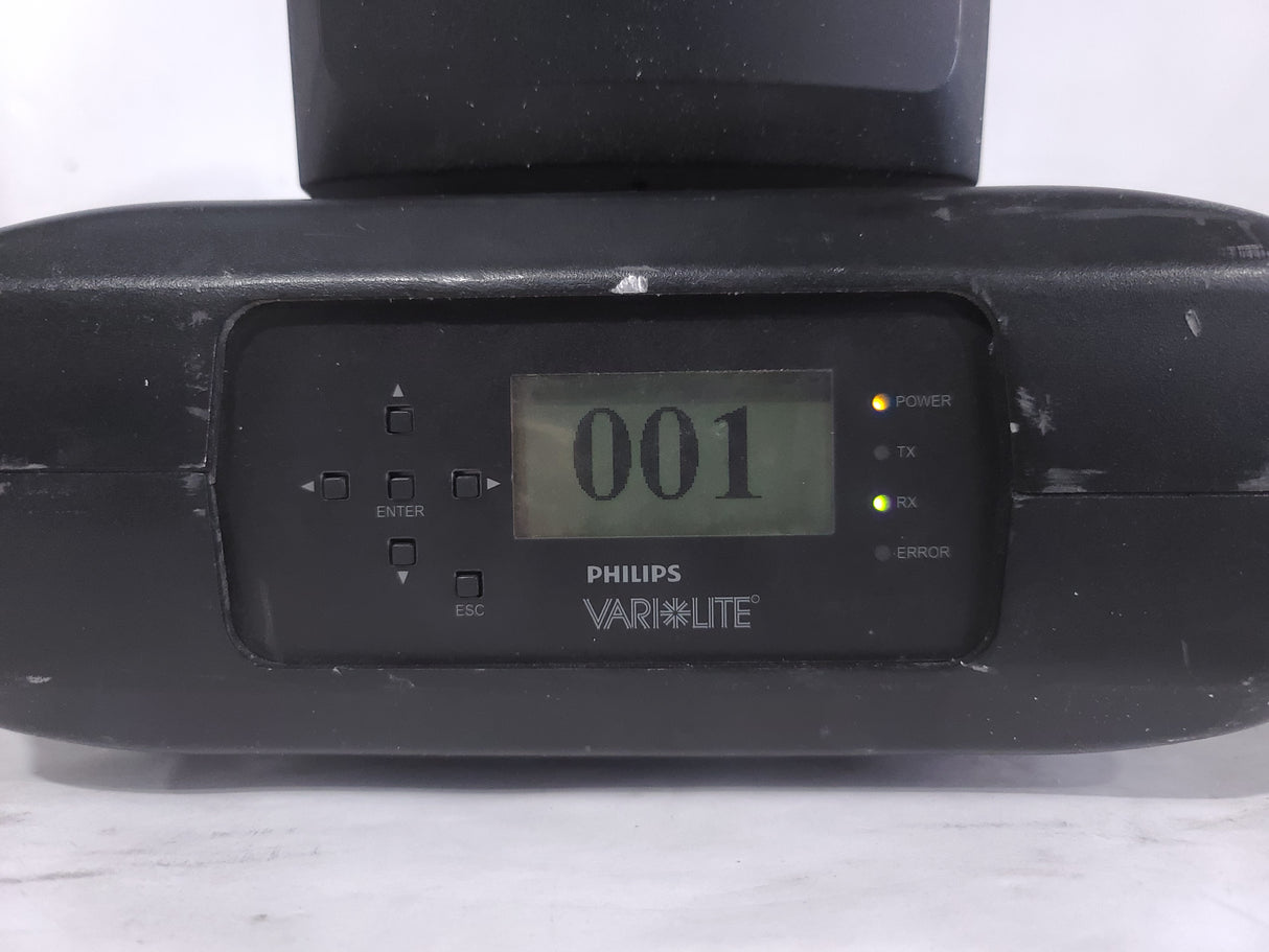 (2) Vari-Lite VLX Wash Moving Head Lights w/ (4) Mounting Brackets & (4) Mounting Clamp in Wheeled Road Case