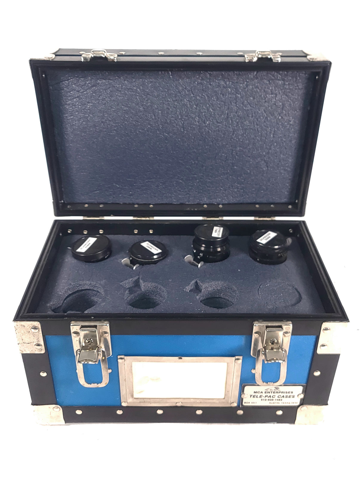 (4) Schneider Camera Lenses (28mm, 35mm, 50mm, 75mm) w/ Hard Carrying Case