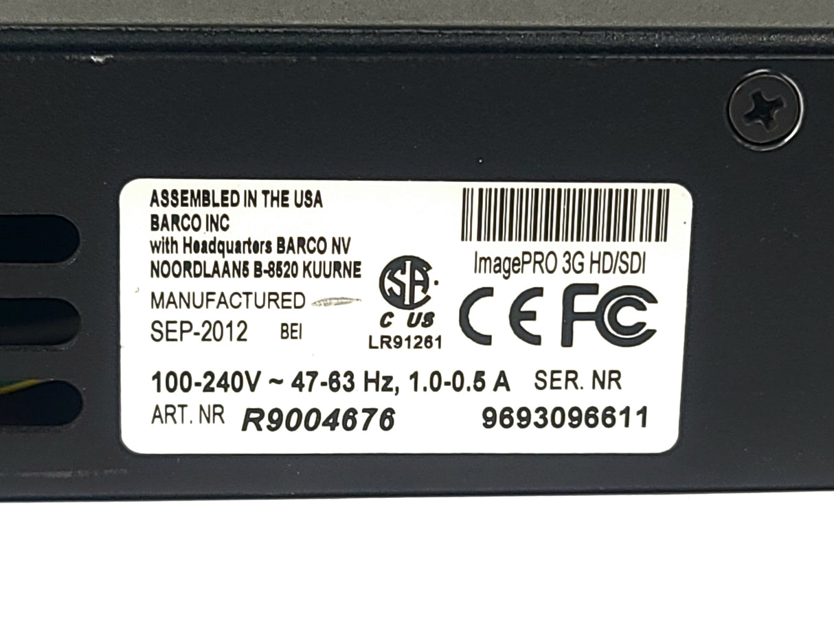 Barco R9004676 ImagePRO 3G Signal Processor