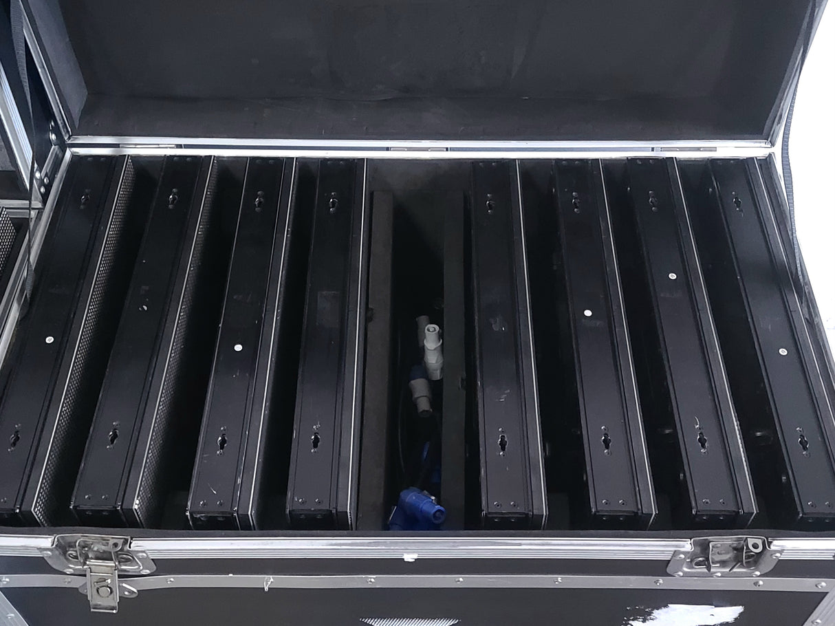 (24 Panels) Chauvet PVP S5 LED Video Wall w/ Ethercons & Jumper Cables in Wheeled Road Case