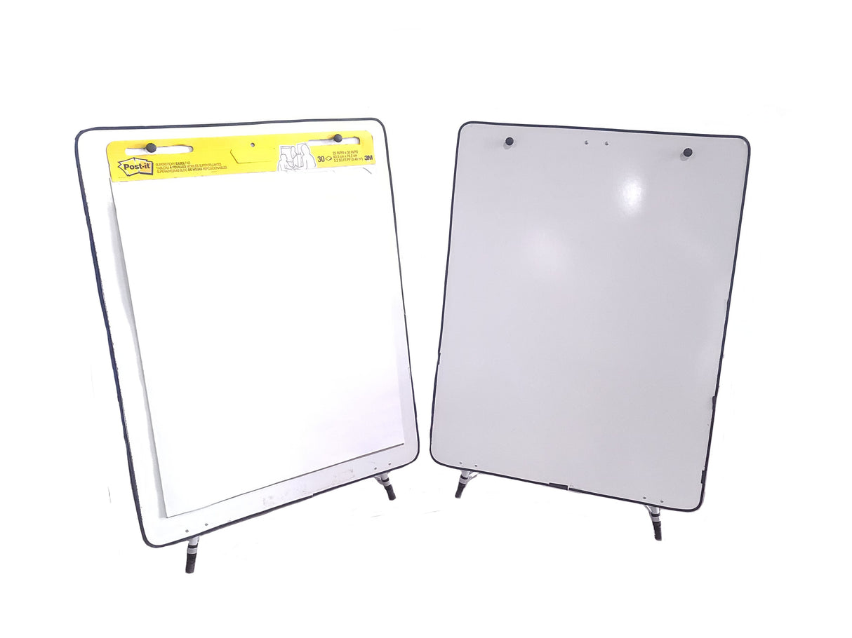 (2) Presentation Flip Chart Easels w/(1) Large Post-it Sticky Easel Pad and Soft Carry Case