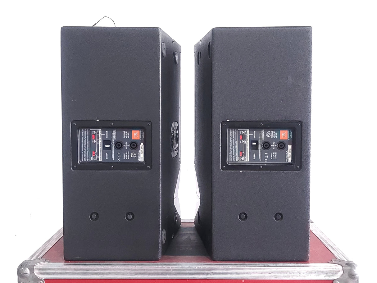 (2) JBL VRX932LA 12" Two-Way Line-Array System in LM Engineering Wheeled Road Case