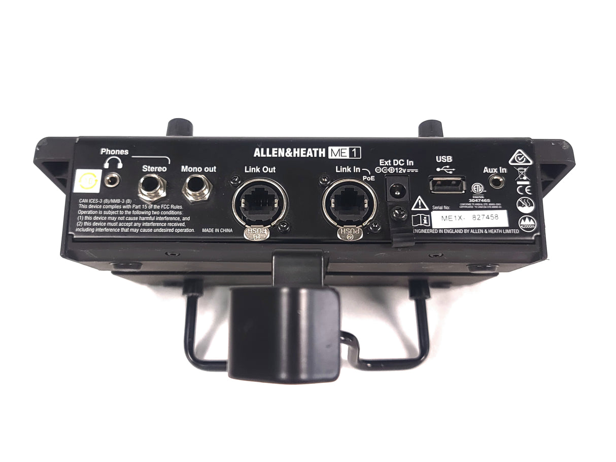 Allen & Heath ME1X Mixer w/ Mounting Bracket, Stand, & PSU Cable