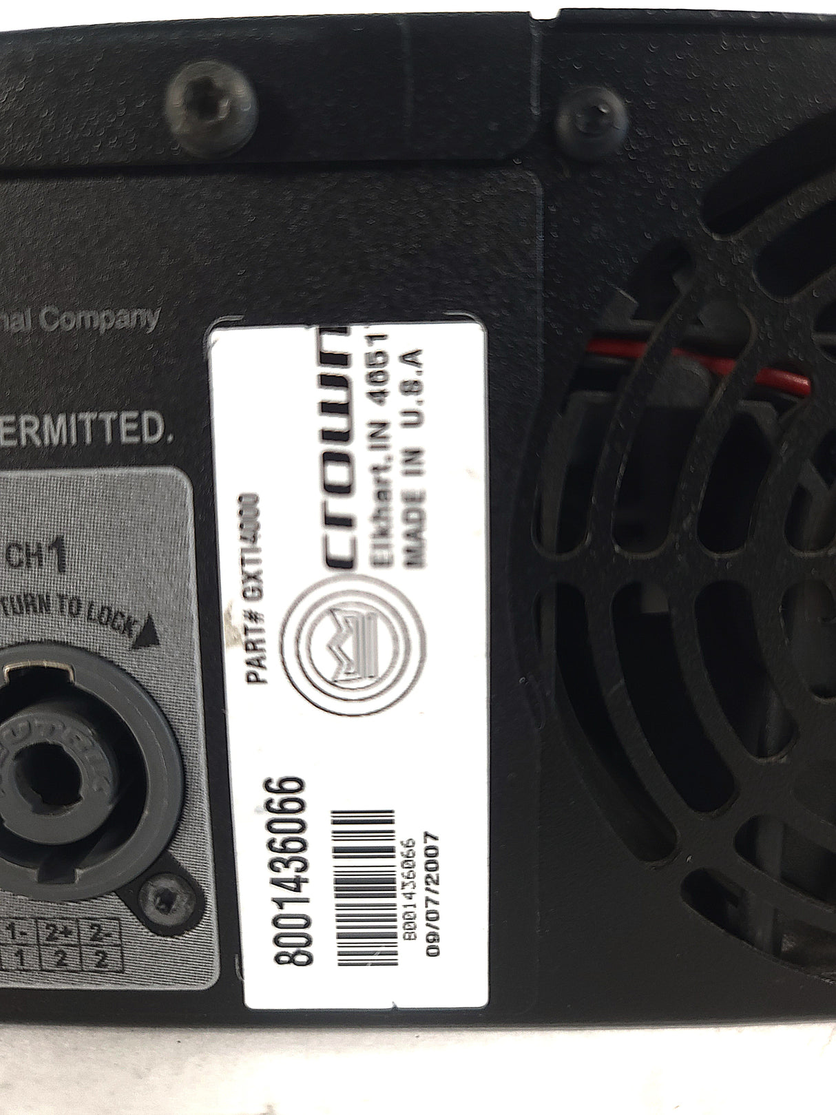 Crown XTi 4000 Power Amplifier