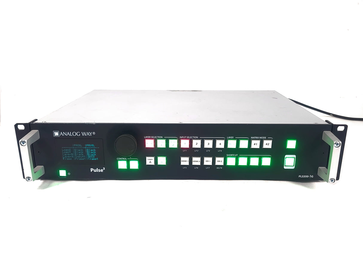 Analog Way PLS350-3G 8x1 3G/HD/SD-SDI Seamless Switcher/Mixer