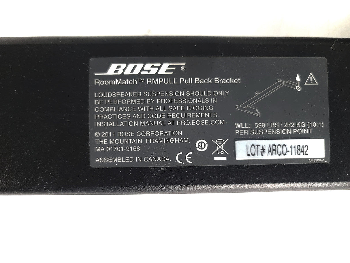 Bose Professional RoomMatch RMPULL Pull Back Bracket
