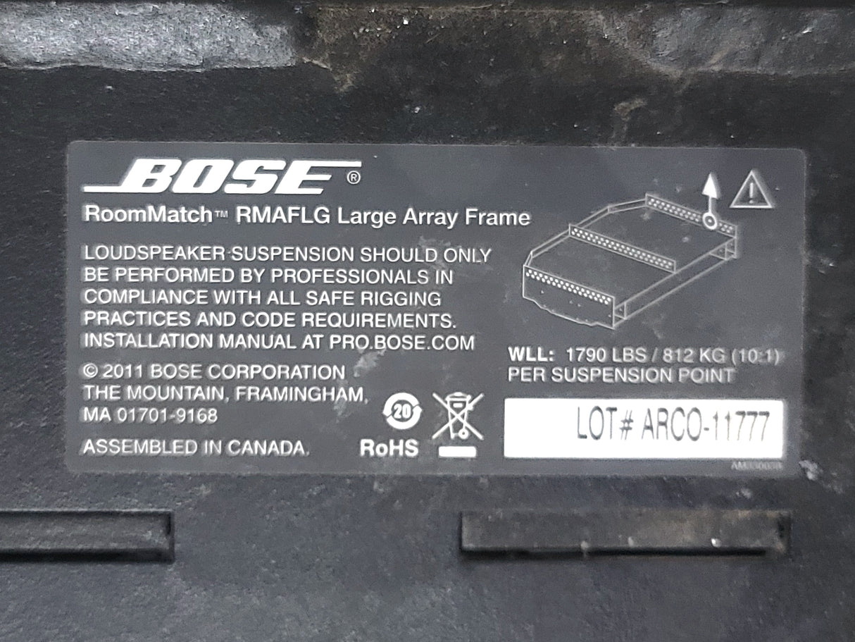 Bose Professional RoomMatch RMAFLG Large Array Frame