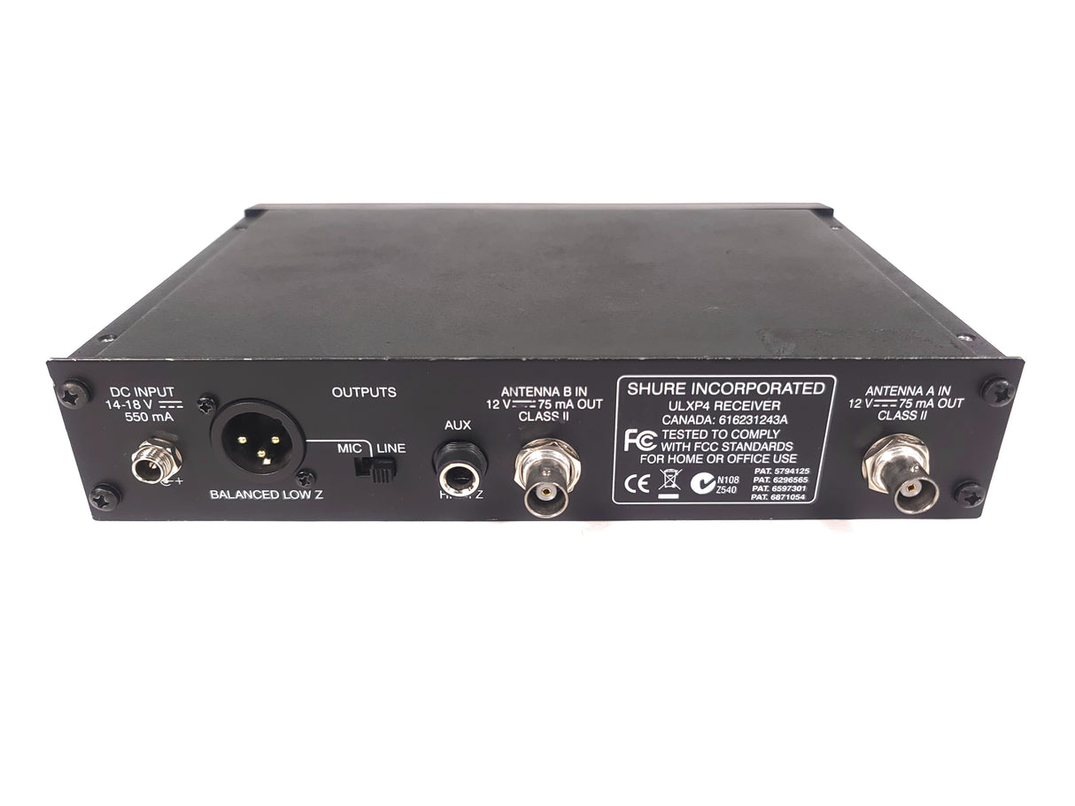 Shure ULXP4 Wireless Receiver Kit (J1: 554-590MHz) in Hard Carry Case