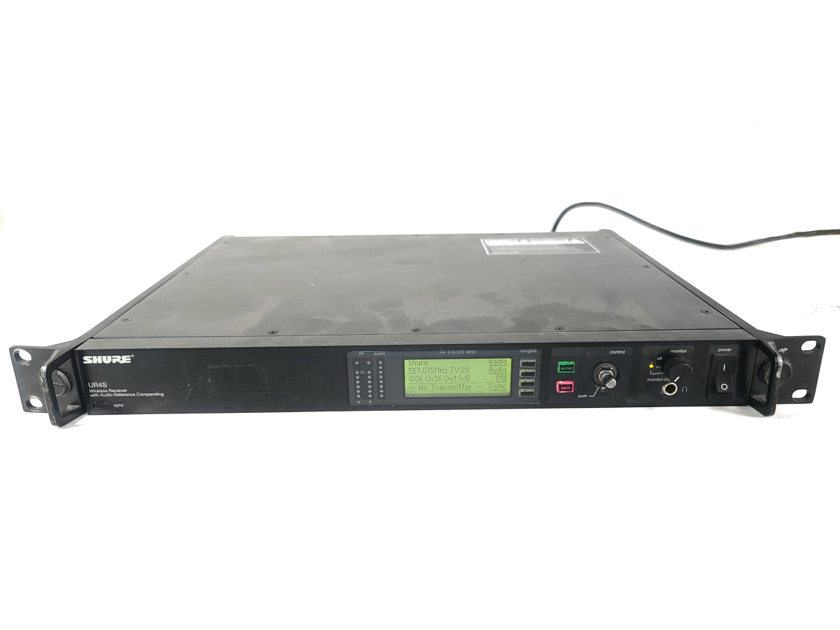 Shure UR4S Wireless Receiver (H4: 518-578 MHz)