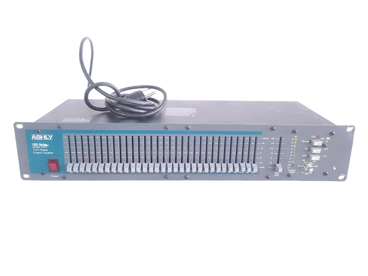 Ashly GQX-3101 Third Octave 31-Band Graphic Equalizer