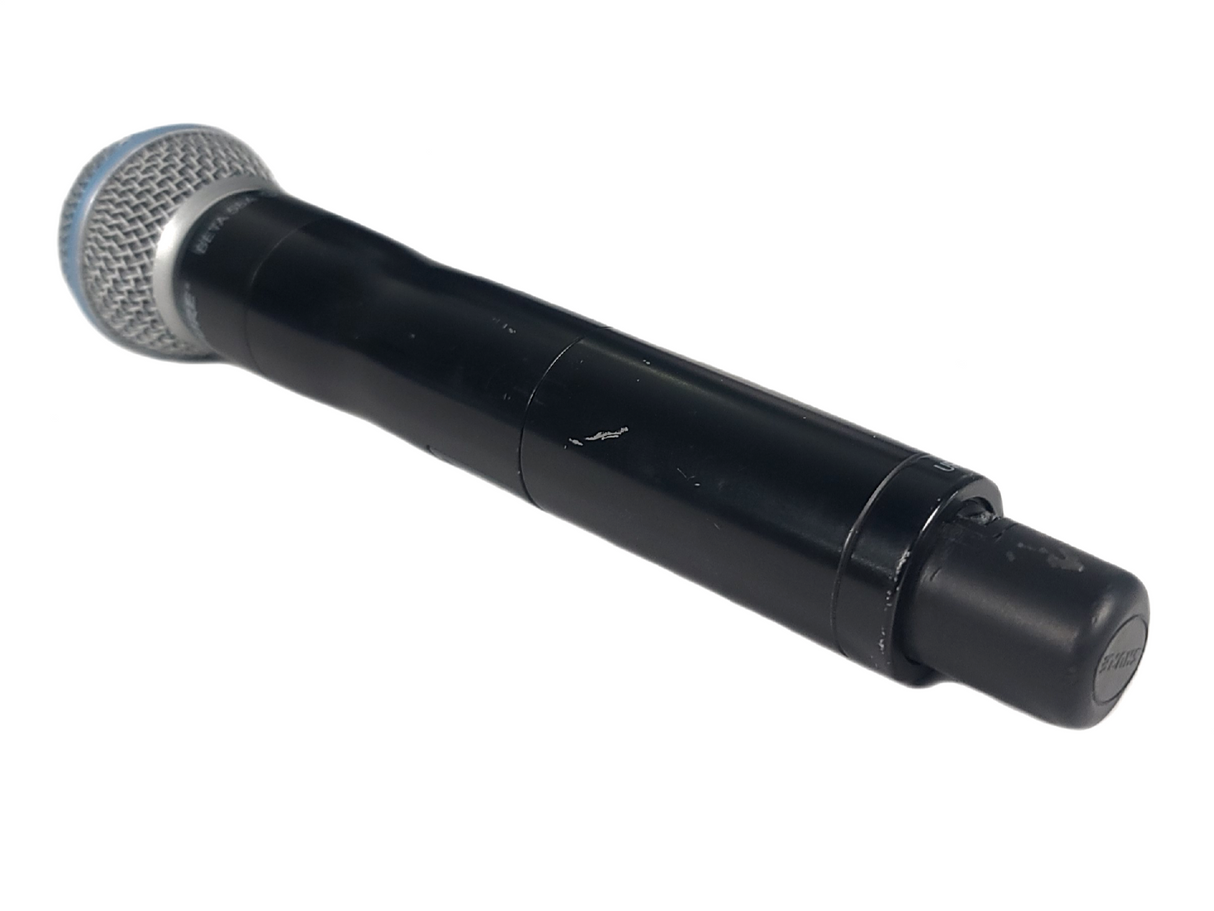 Shure UR4S Wireless Receiver Kit (H4: 518-578 MHz) w/ Beta 58A Microphone, Shure UR1 Bodypack w/ Microphone & (2) Antennas in Hard Carry Case