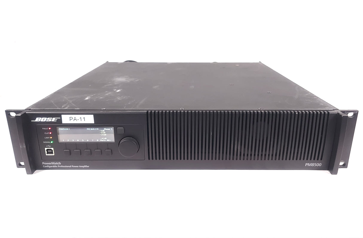 Bose Professional PowerMatch PM8500N Configurable Power Amplifier
