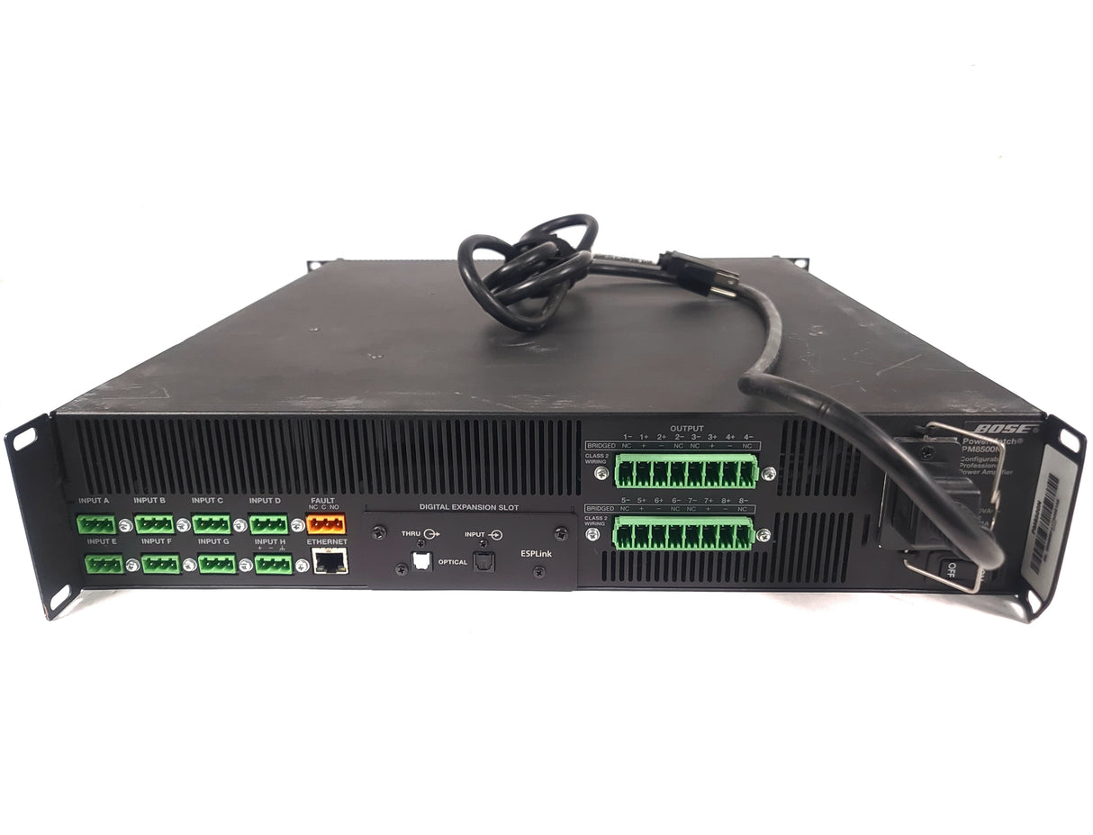 Bose Professional PowerMatch PM8500N Configurable Power Amplifier