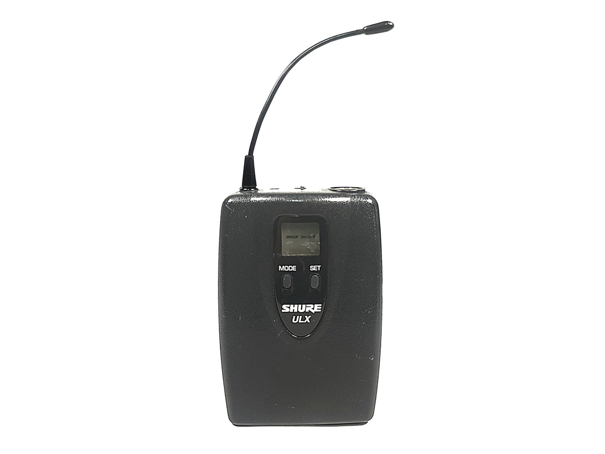 Shure ULX1 Bodypack Transmitter (J1: 554 - 590MHz) w/ WL185 Cardioid TQG Lavalier Microphone
