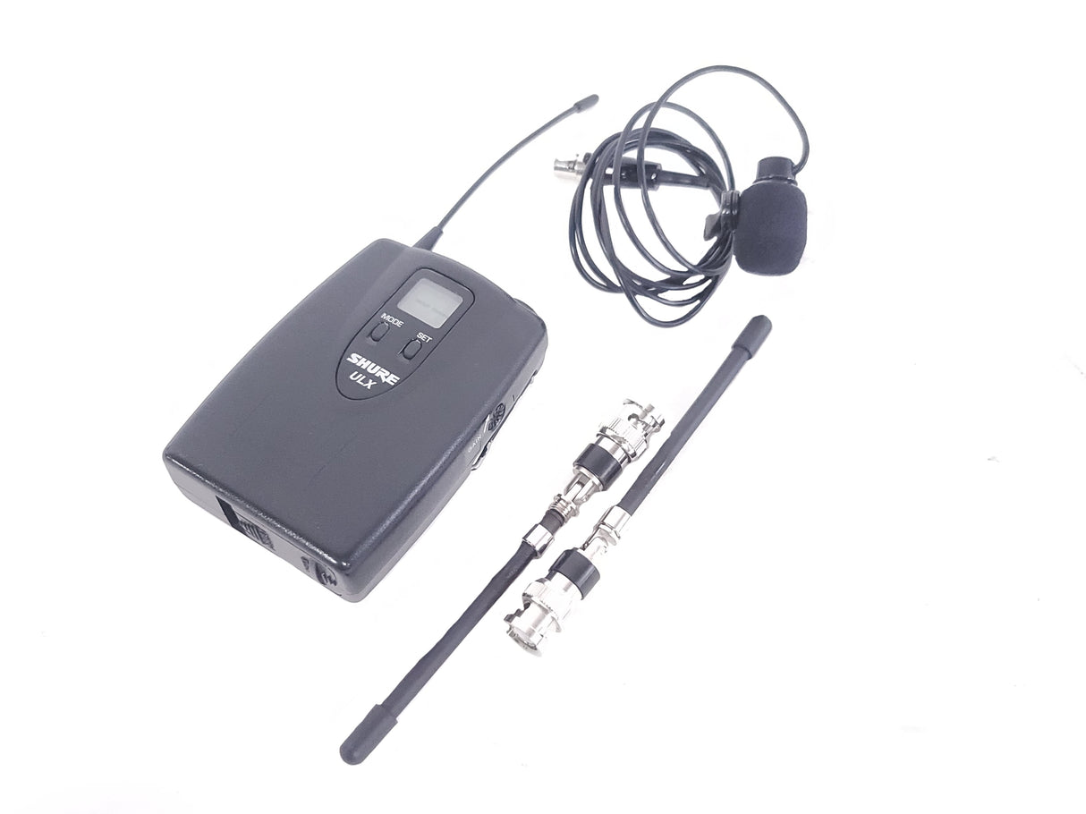Shure ULXP4 Wireless Receiver Kit (J1: 554-590MHz) w/ ULX2 Handheld Transmitter w/ SM58 Mic Capsule, ULX1 Belt Pack, (2) Antennas, & PSU in Hard Carry Case