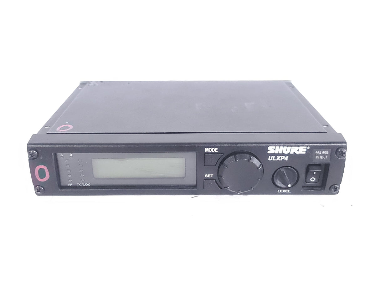 Shure ULXP4 Wireless Receiver Kit (J1: 554-590MHz) w/ ULX2 Handheld Transmitter w/ SM58 Mic Capsule, ULX1 Belt Pack, (2) Antennas, & PSU in Hard Carry Case
