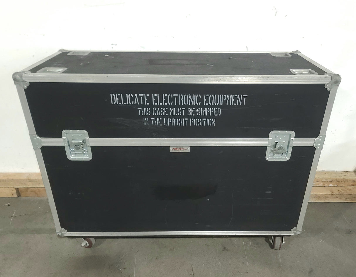 53x23x33 Pak-Rite Custom Monitor Case Holds (2) Monitors