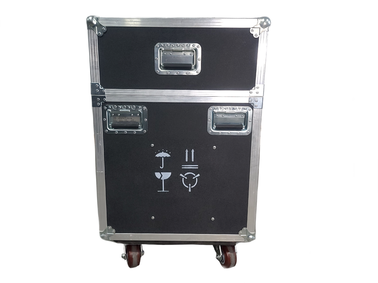 53x23x33 Pak-Rite Custom Monitor Case Holds (2) Monitors