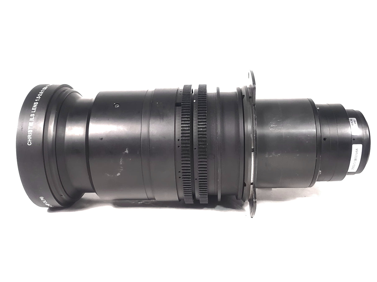 Christie 118-100112-XX ILS 3-Chip DLP Projector Lens, 1.5-2.0:1 SX+ / 1.4-1.8:1 HD .95"
