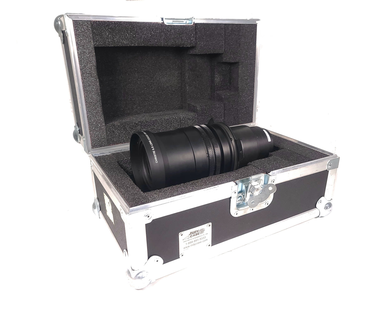 Christie 118-100113-XX ILS 3-Chip DLP Projector Lens, 2.0-2.8:1 SX+ / 1.8-2.6:1 HD .95" In Hard Carry Case