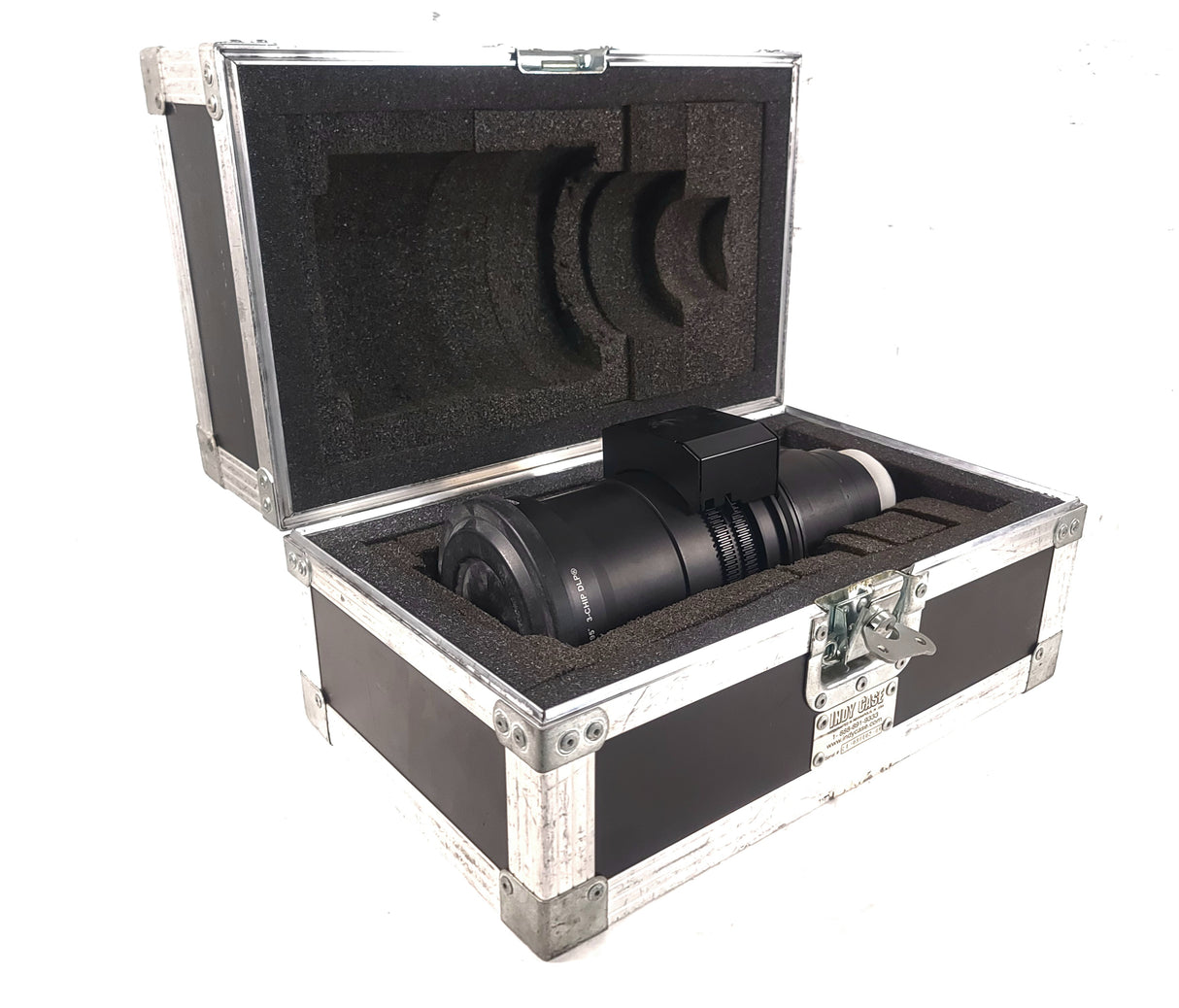 Christie 118-100113-XX ILS 3-Chip DLP Projector Lens, 2.0-2.8:1 SX+ / 1.8-2.6:1 HD .95" In Hard Carry Case